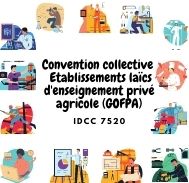 Mutuelle entreprise – Convention collective établissements laïcs d'enseignement privé agricole (GOFPA) - IDCC 7520