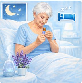L’huile essentielle de lavande est-elle sans risque pour le sommeil des seniors  ?
