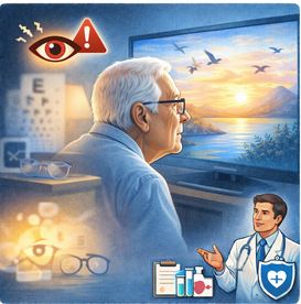 Regarder la télévision de près est-il dangereux pour les yeux âgés ?