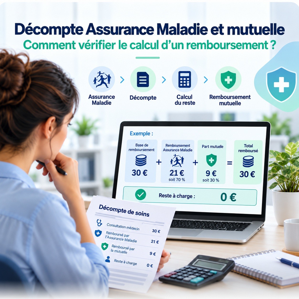 Décompte Assurance Maladie et mutuelle : comment vérifier le calcul d’un remboursement ?