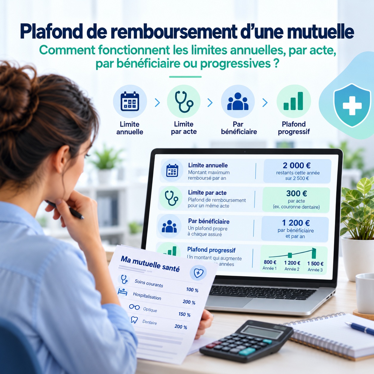 Plafond de remboursement d’une mutuelle : comment fonctionnent les limites annuelles, par acte, par bénéficiaire ou progressives ?