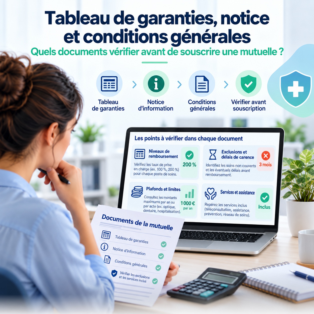 Tableau de garanties, notice et conditions générales : quels documents vérifier avant de souscrire une mutuelle ?